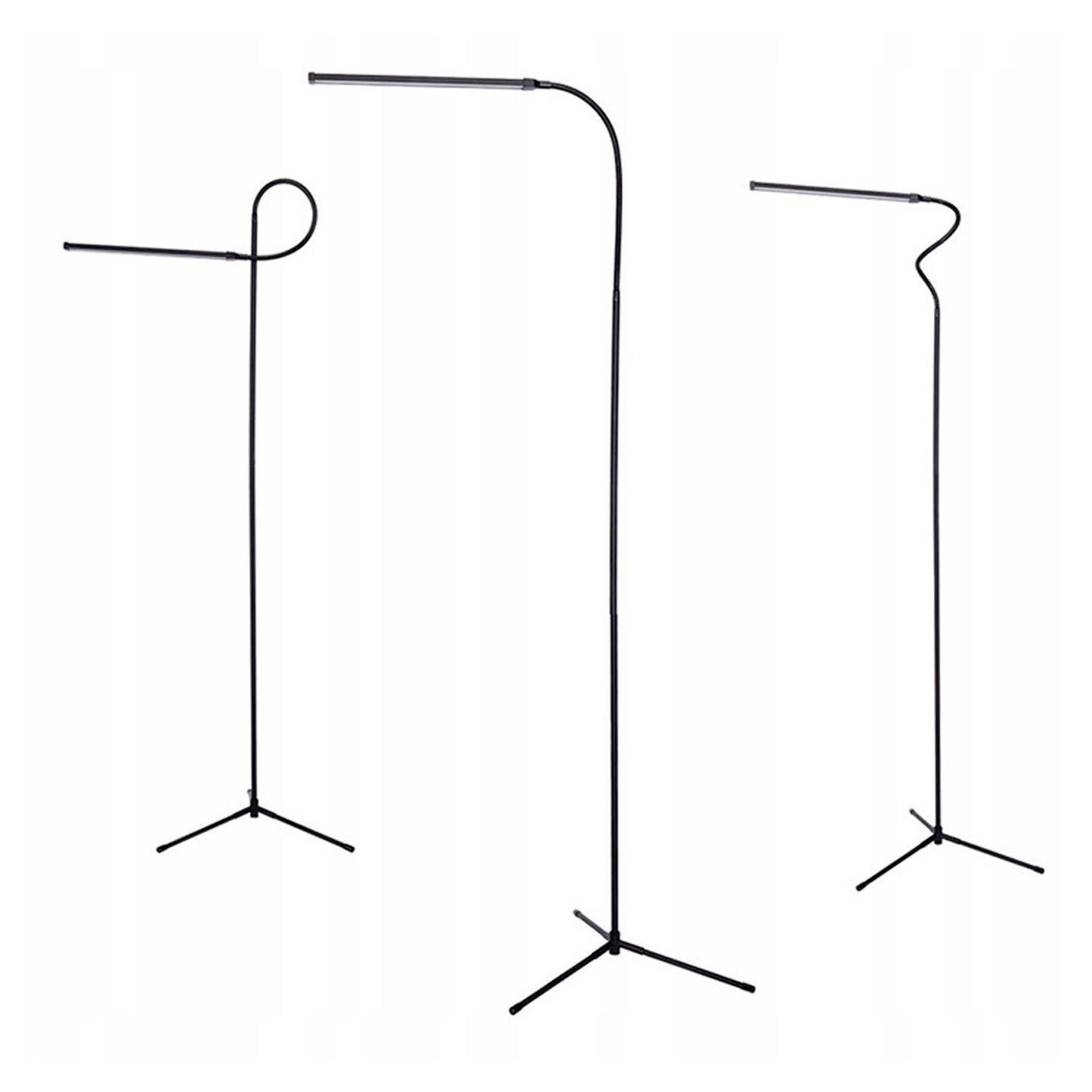 Kosmetinis LED šviestuvas 3in1, stovintis/stalinis, lankstus, blakstienoms ir nagams
