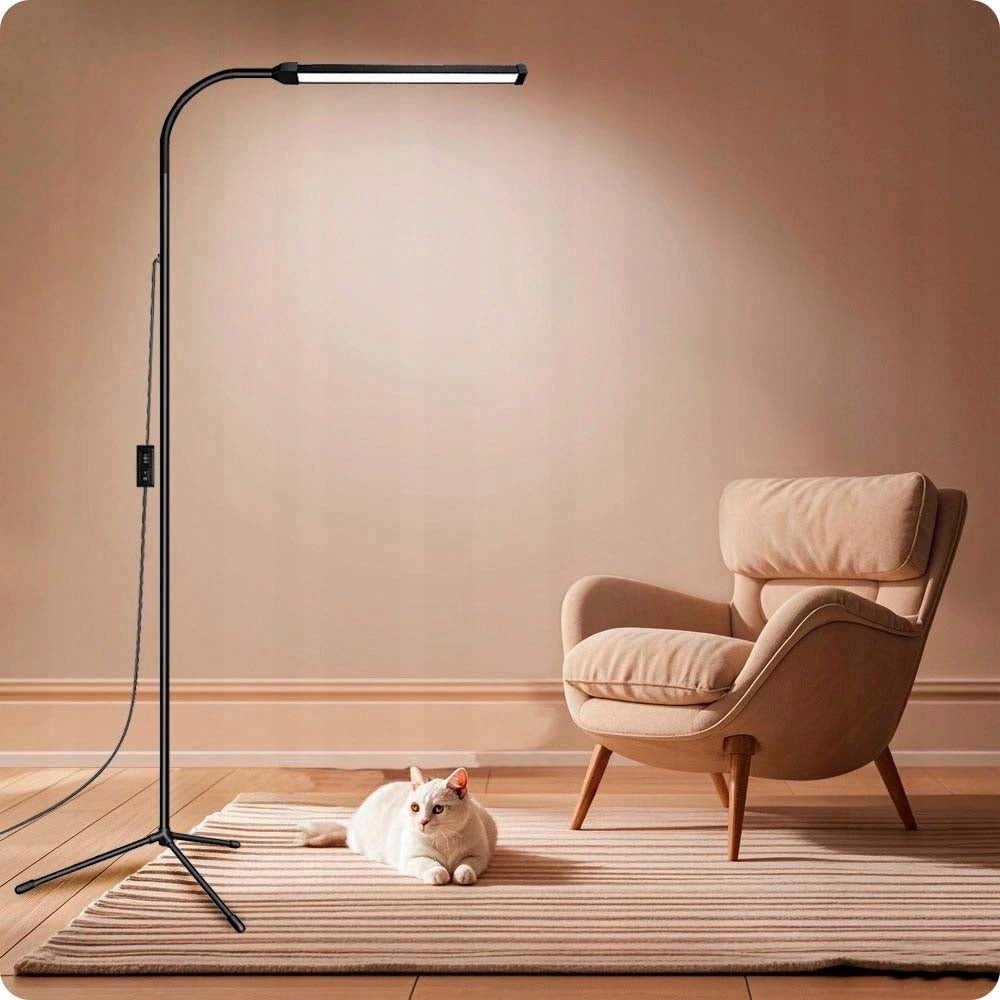 Kosmetinis LED šviestuvas 3in1, stovintis/stalinis, lankstus, blakstienoms ir nagams