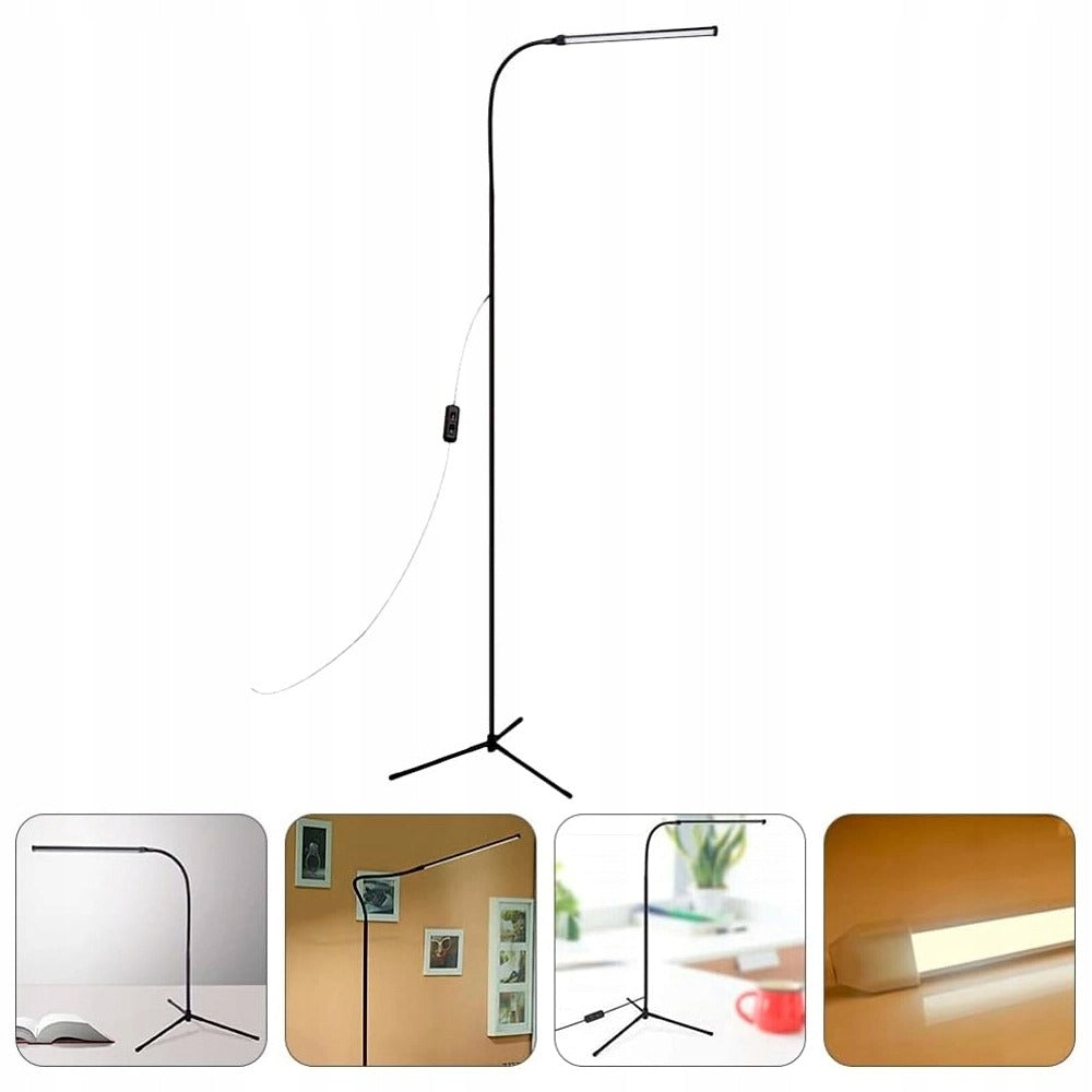 Kosmetinis LED šviestuvas 3in1, stovintis/stalinis, lankstus, blakstienoms ir nagams