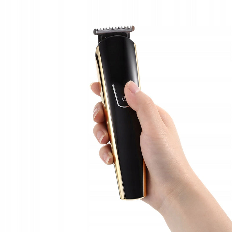 Kirpimo mašinėlė, trimeris, skustuvas - rinkinys barzdai, plaukams, nosiai, antakiams kirpti, su antgaliais