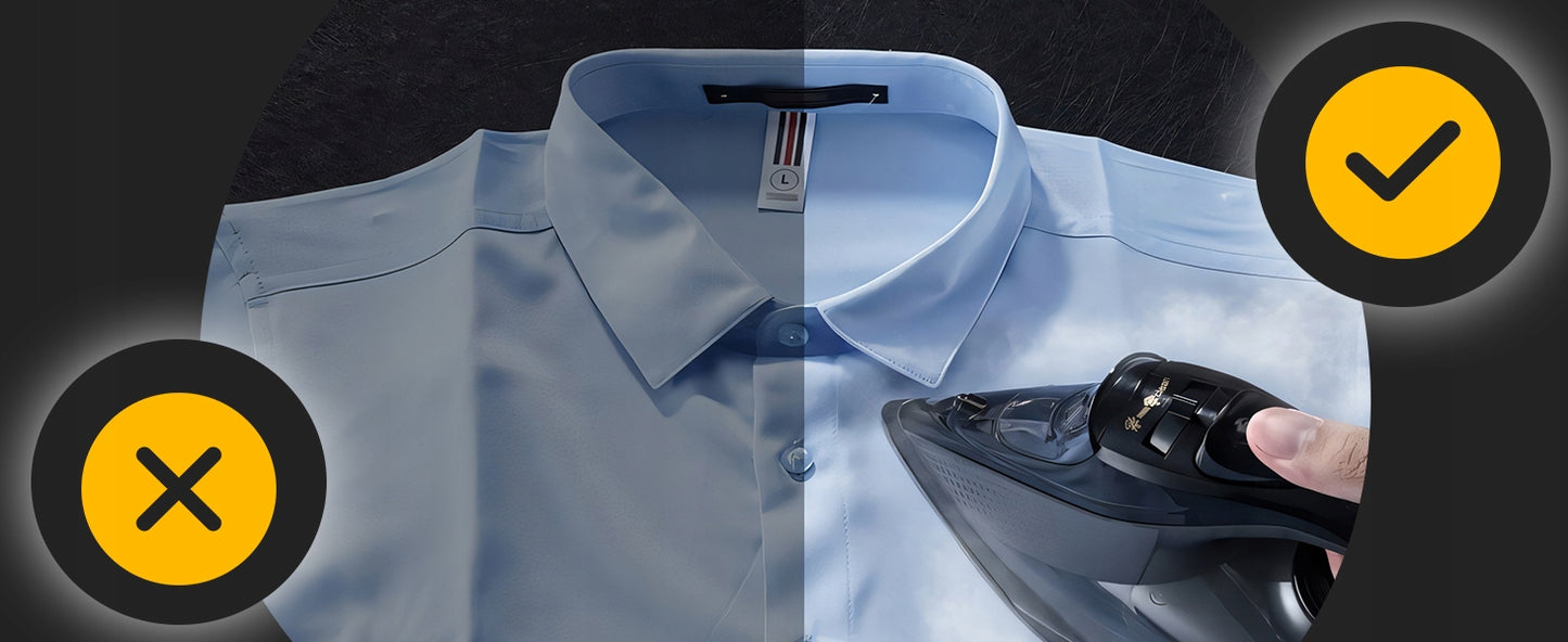 Galingas garų lygintuvas, didelė galia 2400W, keraminis paviršius, sistema "anti-drip", sistema "anti-calc"