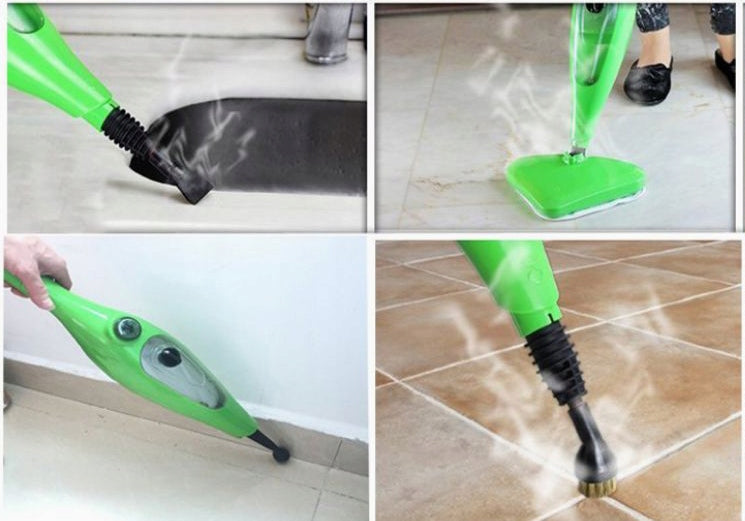 DAUGIAFUNKCINIS GARŲ MOPAS 1300W GARŲ VALYTUVAS 12-IN-1 SU PRIEDAS