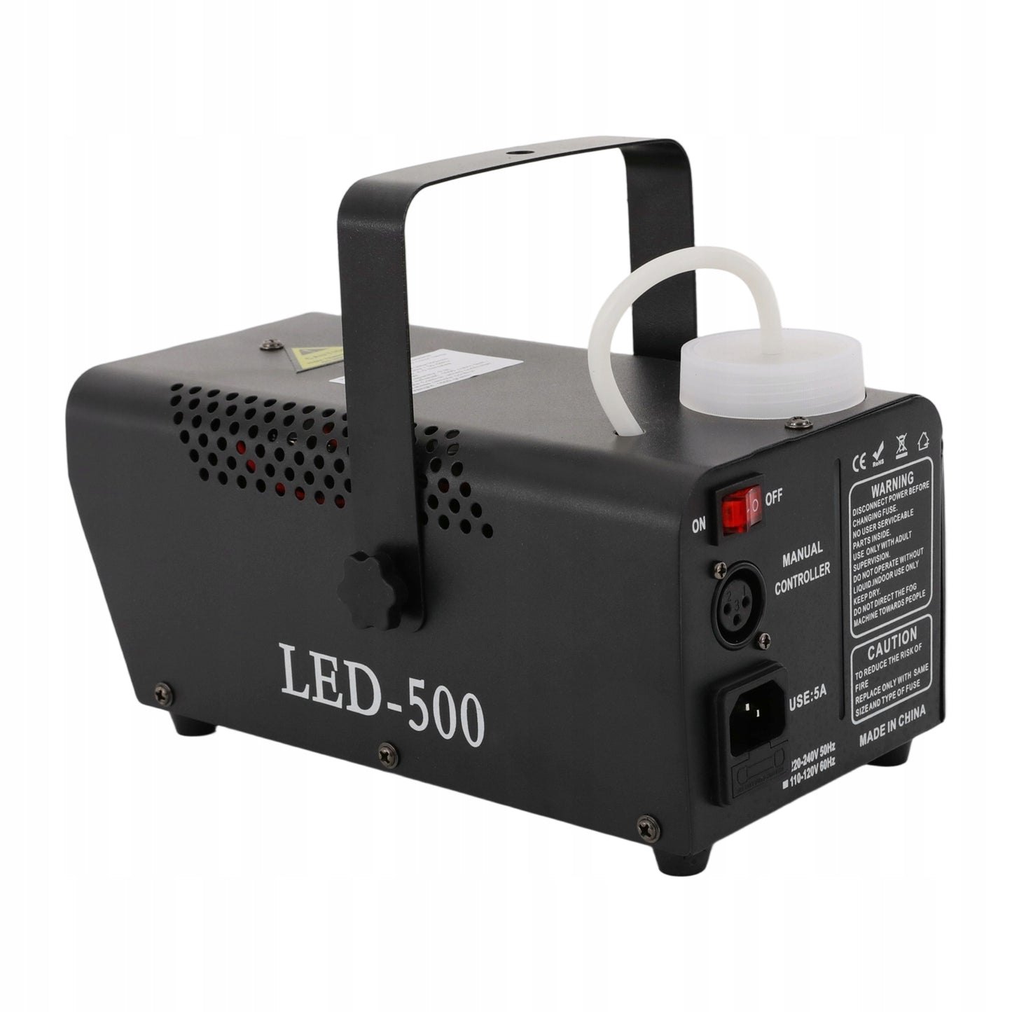 LED rūko mašina, 500 W, purškiamoji dūmų mašina RGB