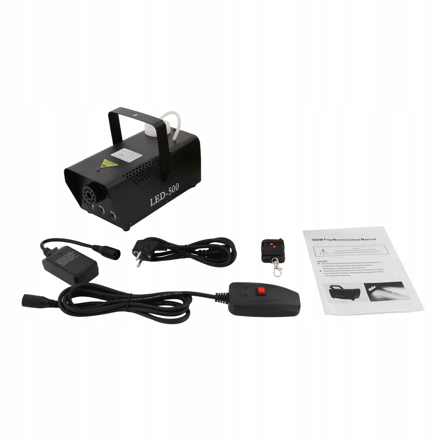 LED rūko mašina, 500 W, purškiamoji dūmų mašina RGB