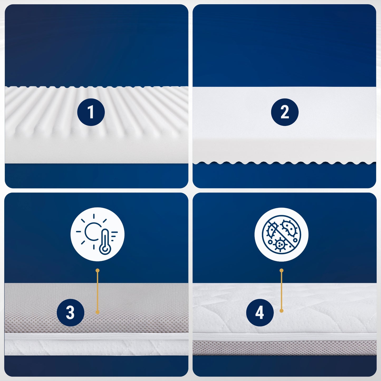 Kelioninis čiužinys Kinderkraft Leody, čiužinys Kinderkraft Joy 120x60