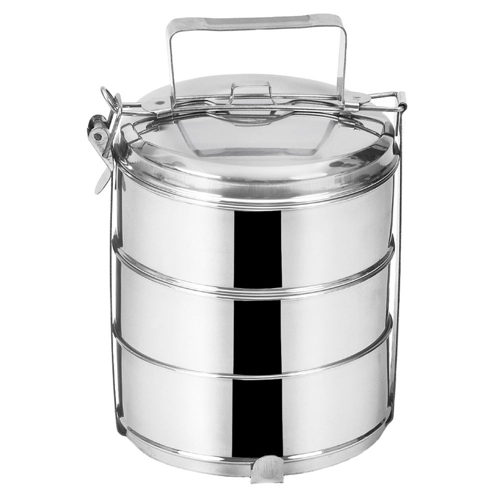 3 aukštų maisto dėžutė kelionėms, pietums, patiekalams, 3x1,3L