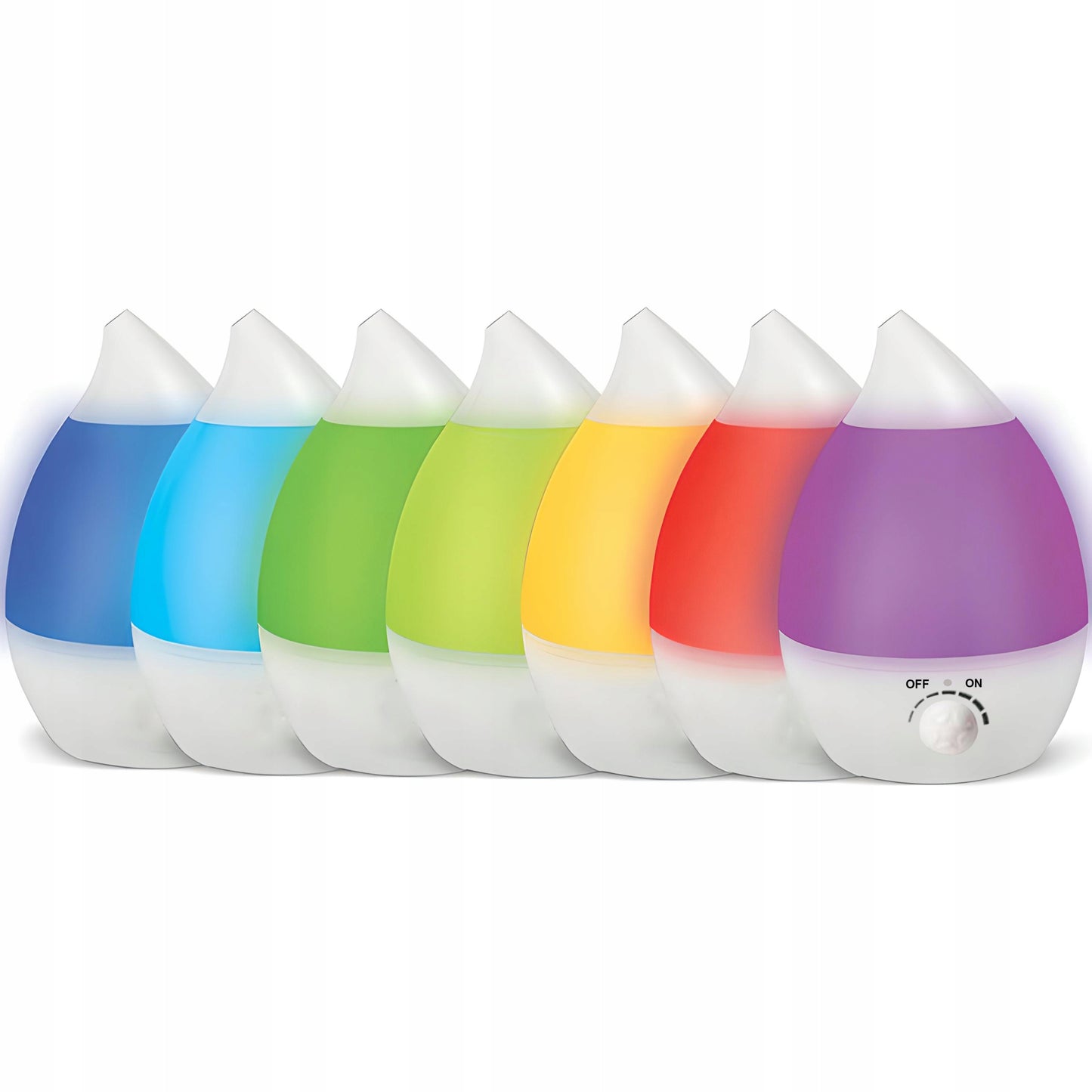 Tylus oro drėkintuvas, difuzorius, LED lemputė su 7 spalvomis, 25W, jonizatorius, 2.6L