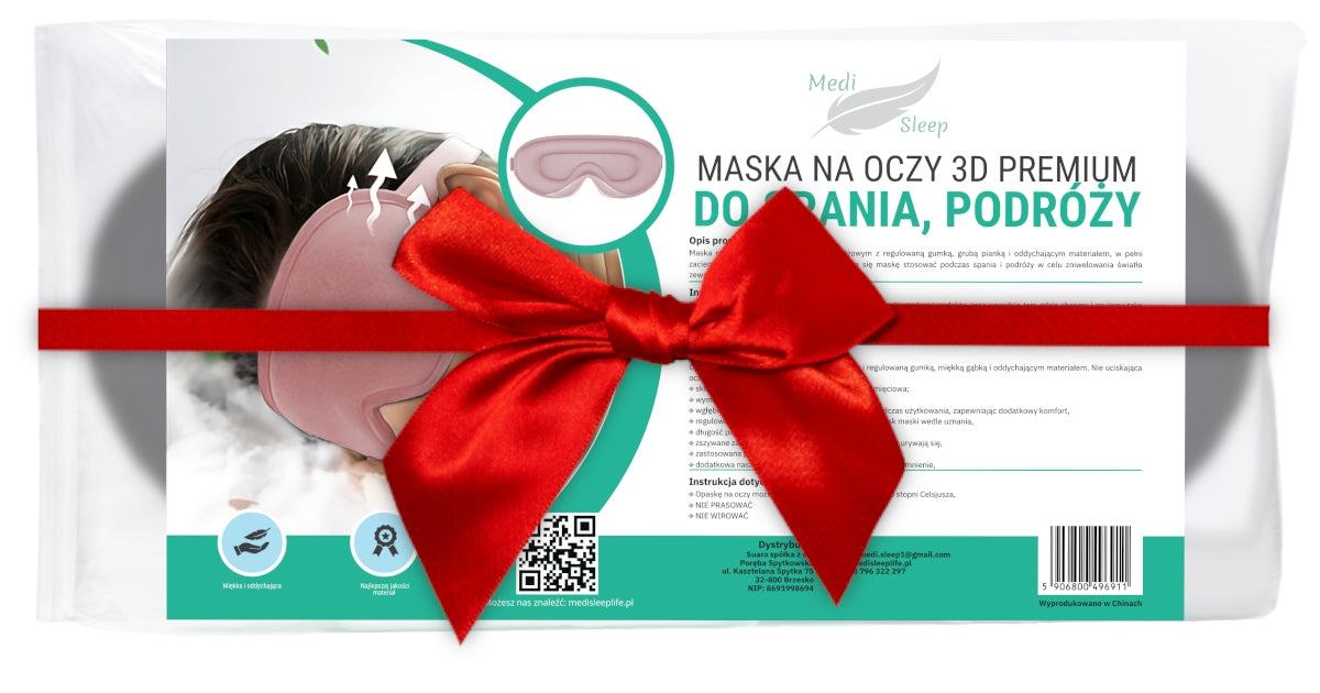 3D miego kaukė, tamsinanti, reguliuojama, aukščiausios kokybės