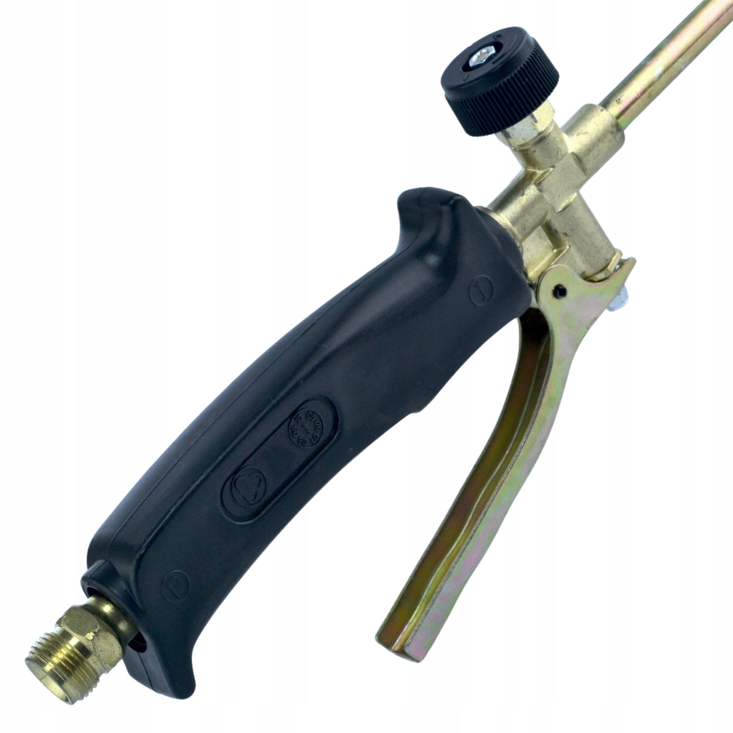 Dujinis stogdengių degiklis dangai kaitinti 25 35 50m BLACK