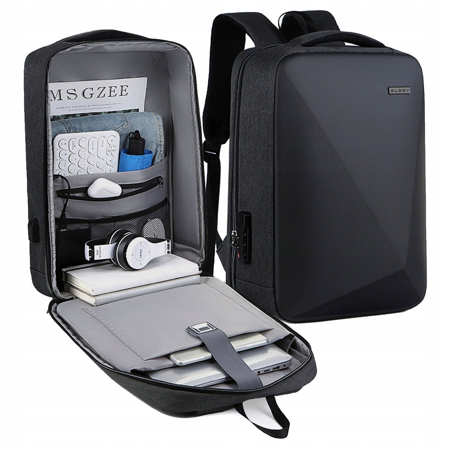 Kelioninė kuprinė lėktuvui, lengva, didelė, RYANAIR WIZZAIR, rankinis bagažas, TSA