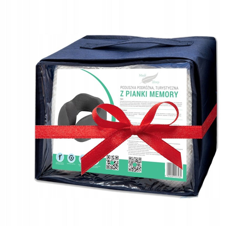 Kelioninė pagalvėlė kaklui, automobilio atrama, memory MEDI