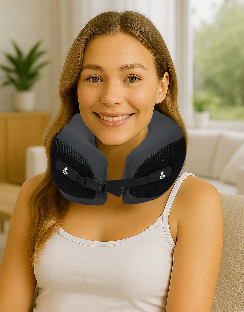 Kelioninė pagalvėlė "ragelis" kaklui į automobilį, lėktuvą MEDI SLE