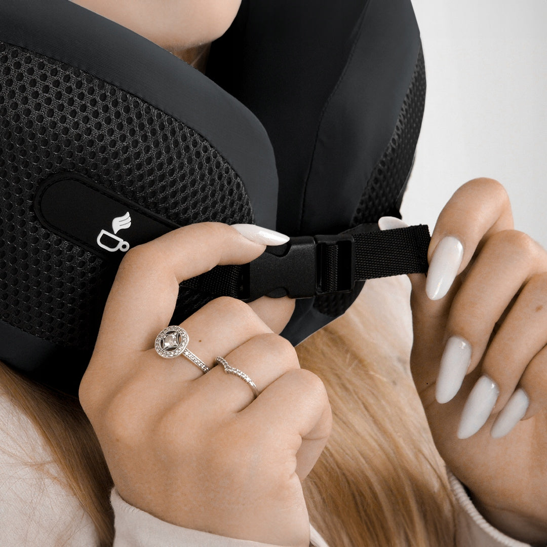 Kelioninė pagalvėlė "ragelis" kaklui į automobilį, lėktuvą MEDI SLE