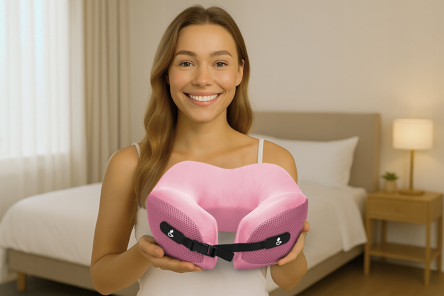 Kelioninė pagalvėlė ant kaklo, skirta kelionėms lėktuvu "Medi Sleep"