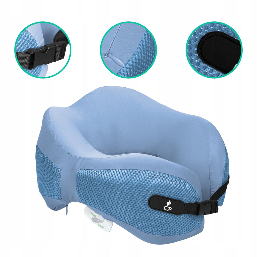 Kelioninė pagalvėlė ant kaklo, skirta kelionėms lėktuvu "Medi Sleep"