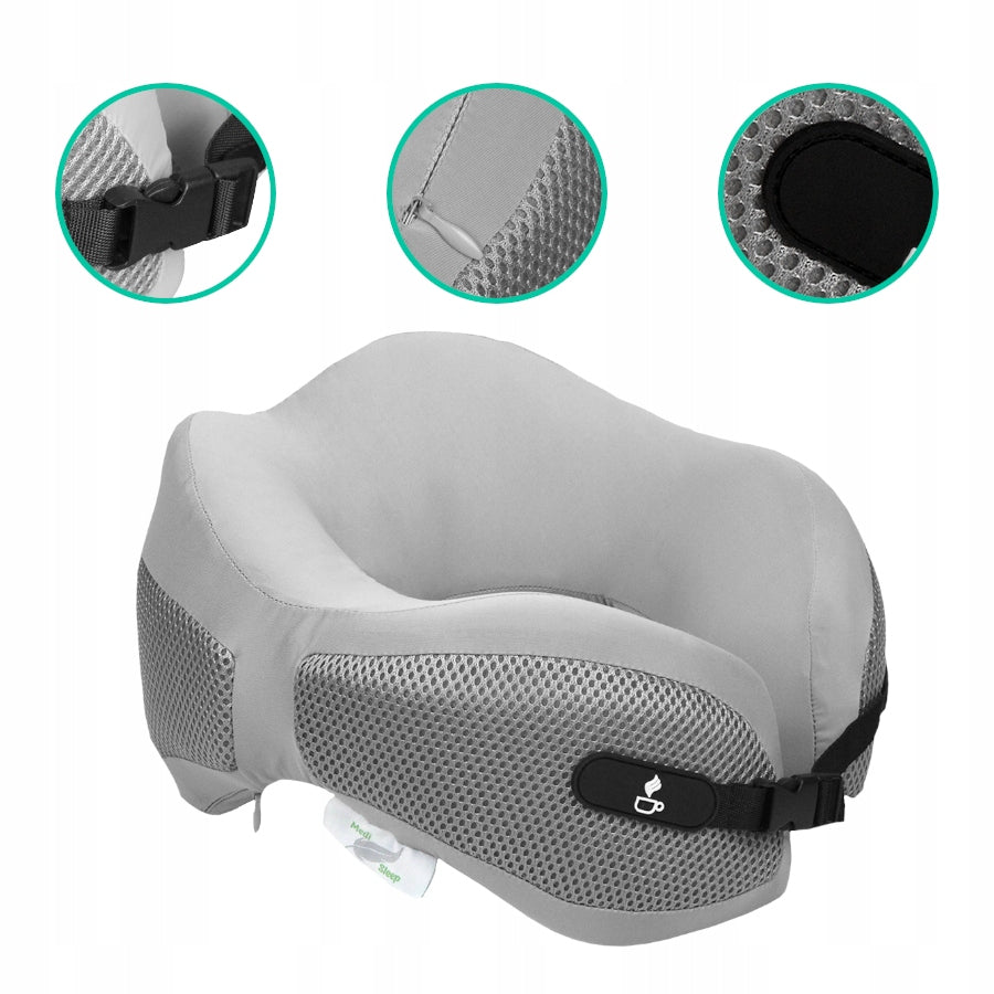 Kelioninė pagalvėlė ant kaklo, skirta kelionėms lėktuvu "Medi Sleep"