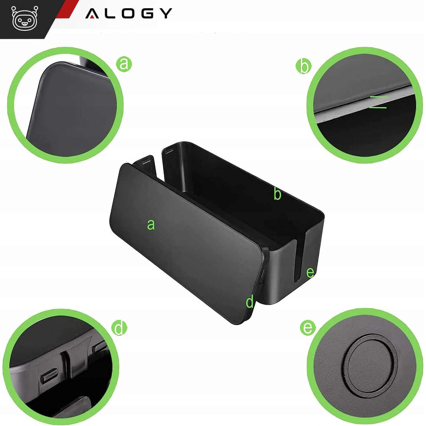 DIDELIS ORGANIZATORIUS LAIDAMS KABELIAMS DĖŽUTĖ TALPYKLA L DYDIS