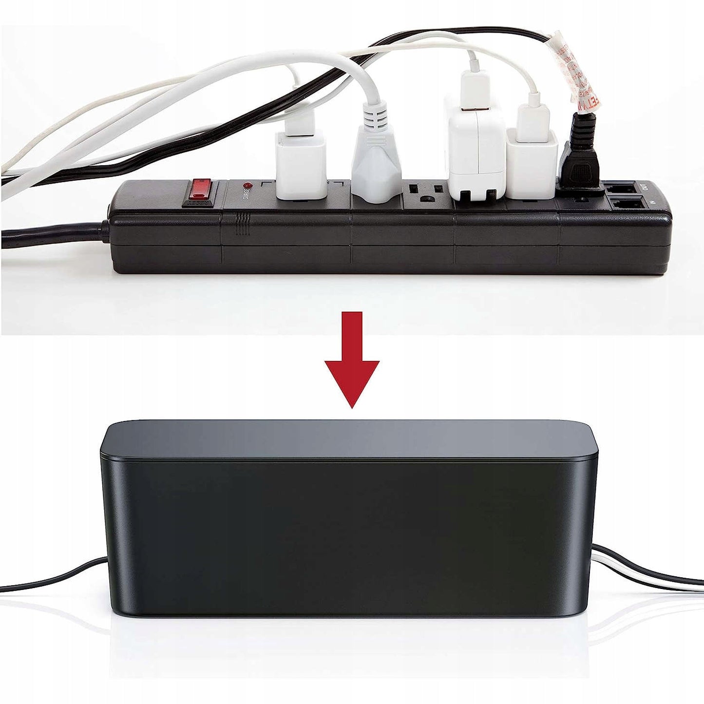 DIDELIS ORGANIZATORIUS LAIDAMS KABELIAMS DĖŽUTĖ TALPYKLA L DYDIS