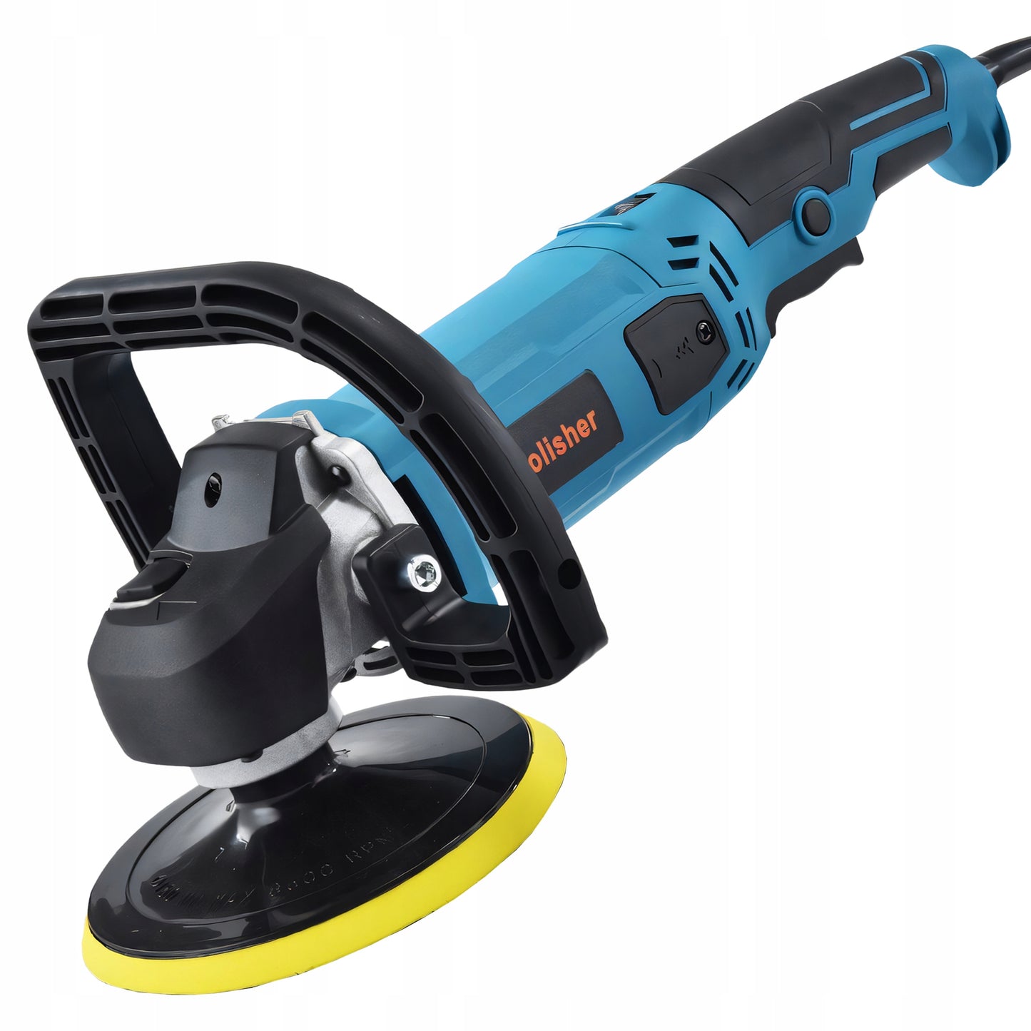 Galingas automobilinis poliruoklis/šlifuoklis su reguliuojamais apsukais ir kempinių rinkiniu, 2900W