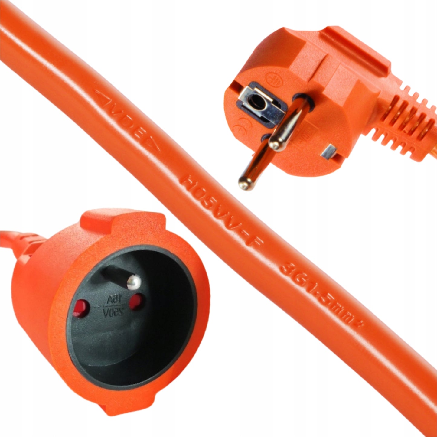 Elektrinis prailginimo laidas BLACK 50m 3x1,5mm IP20 BLACK TOOLS