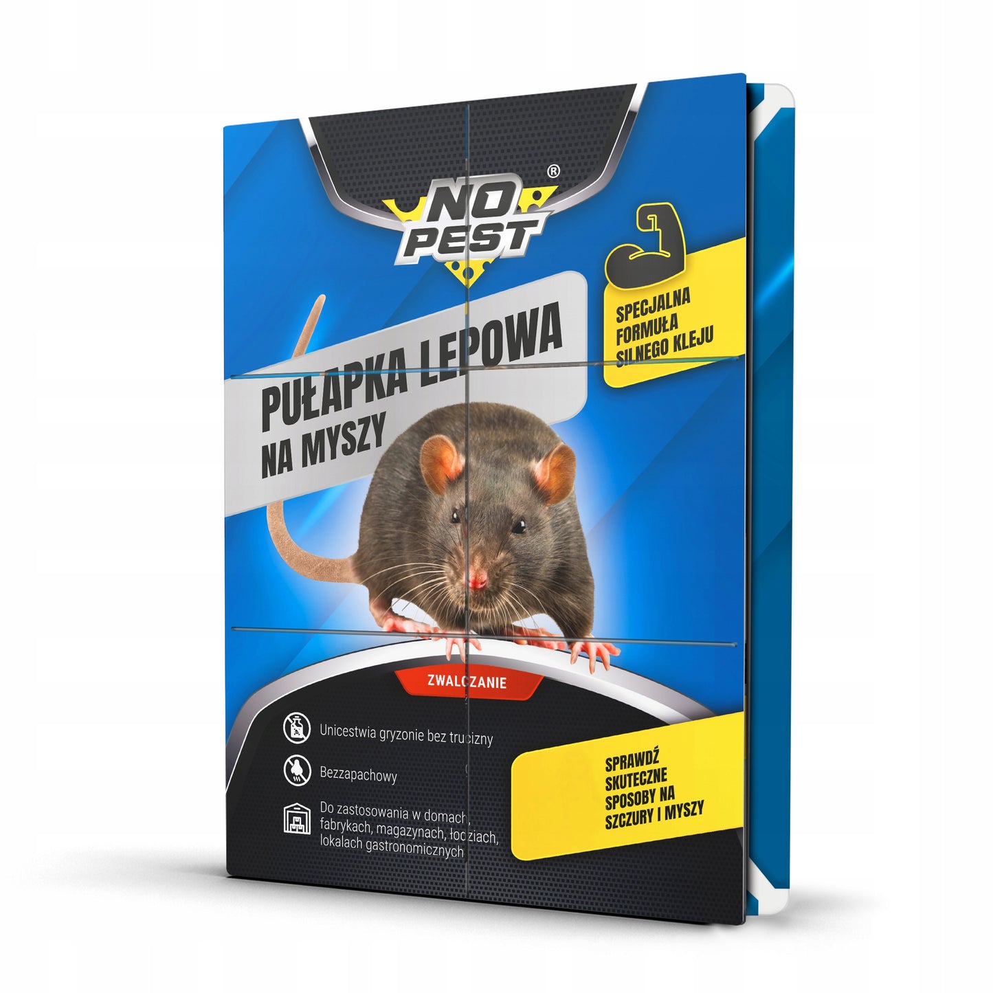 Lipni spąstai pelėms, žiurkėms ir graužikams NO PEST su klijais