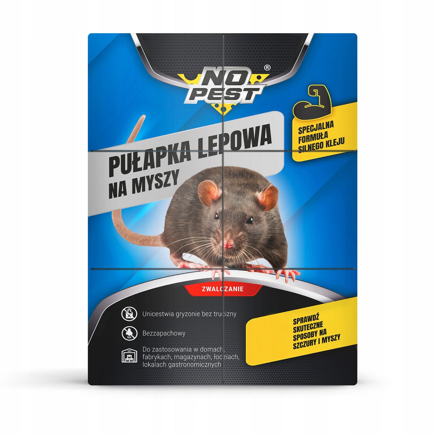 Lipni spąstai pelėms, žiurkėms ir graužikams NO PEST su klijais