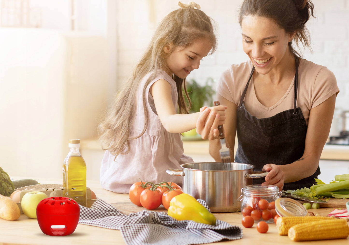 Vaisinių muselių gaudyklė FRUIT FLY TRAP NO PEST + Masalas 15ML (3 vnt.)