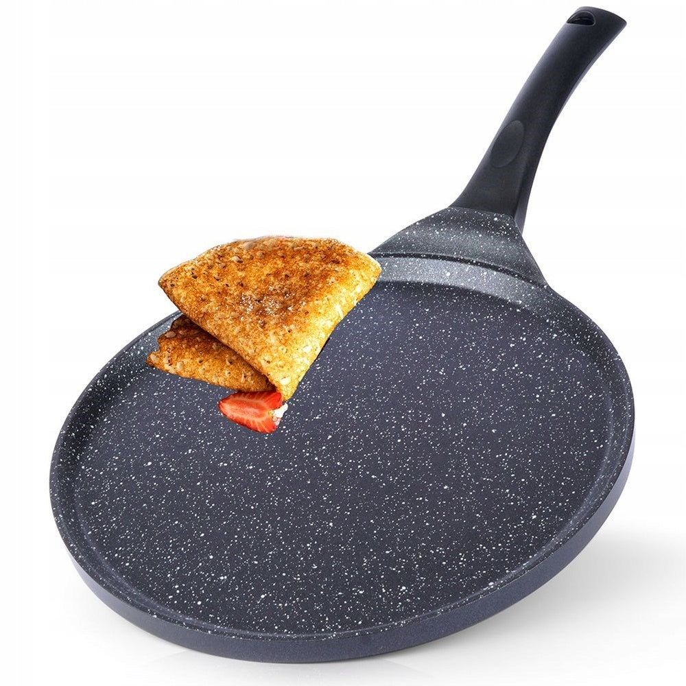 Granitinė keptuvė blynams ir plackams kepti, žema, ORION GRANDE 27 cm