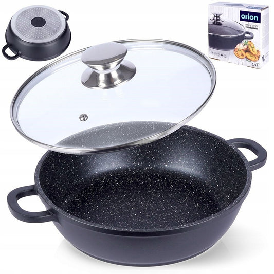 Granitinė keptuvė-puodas troškinti ir kepti orkaitėje ORION GRANDE 24cm