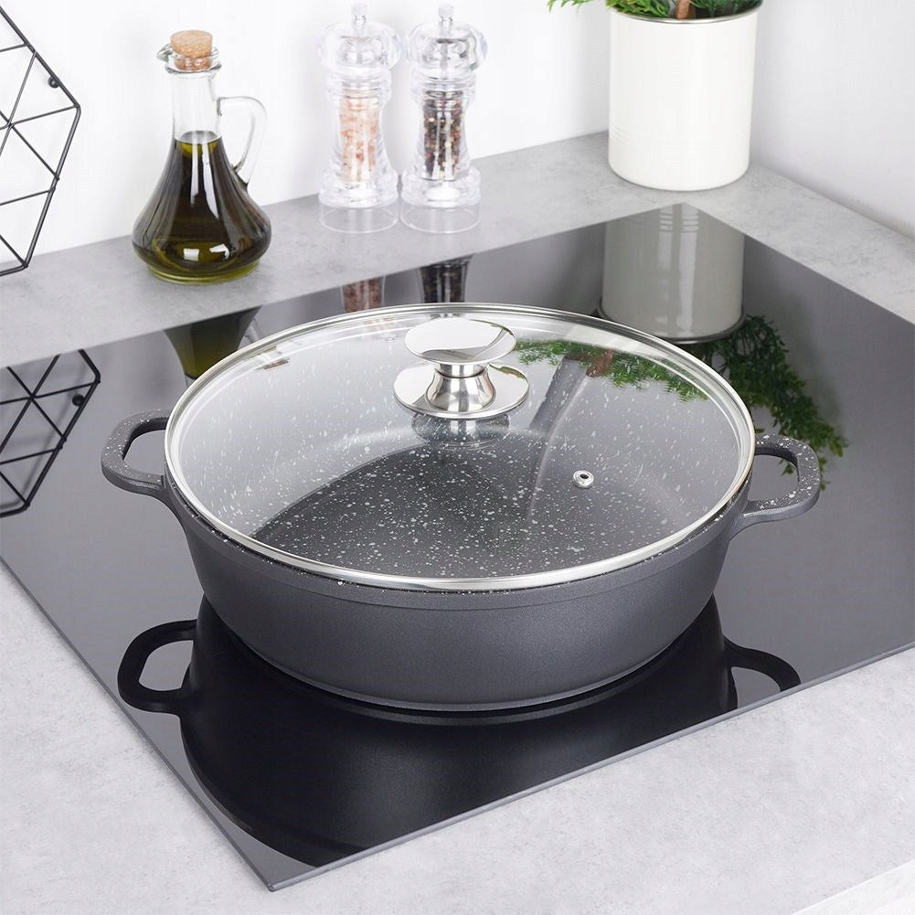 Granito keptuvė-puodas kepti, troškinti, naudoti orkaitėje ORION GRANDE 28cm