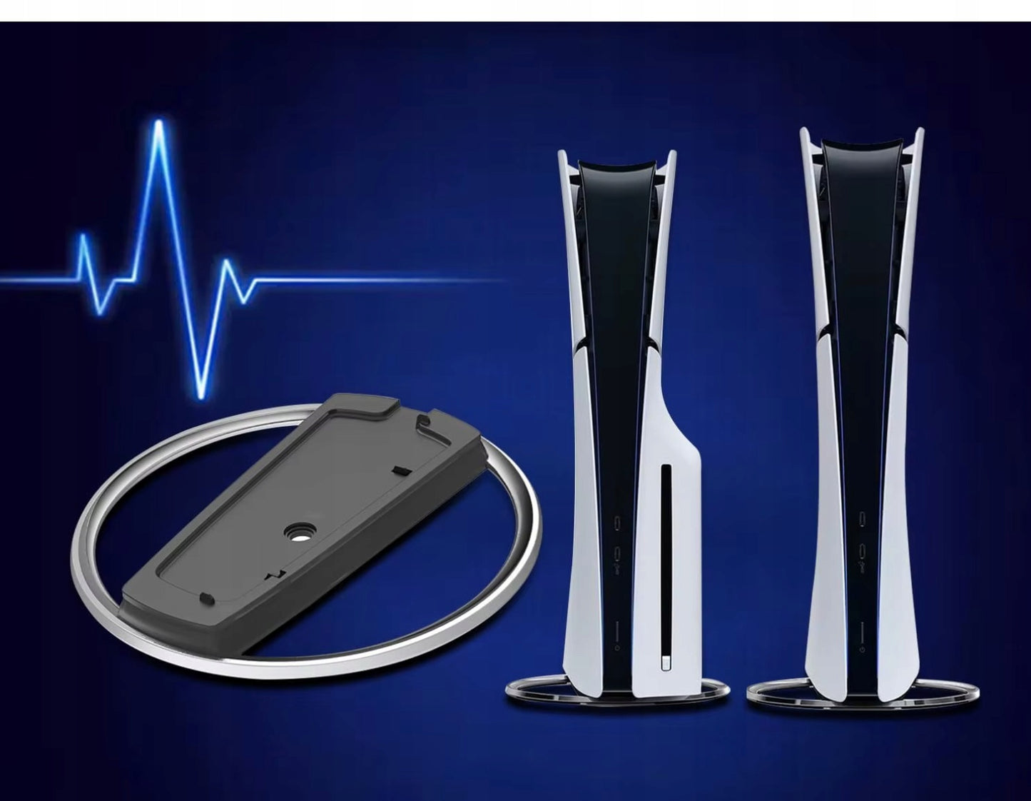 Vertikalus stovas su laikikliu PlayStation 5 PS5 FAT / Slim / Pro