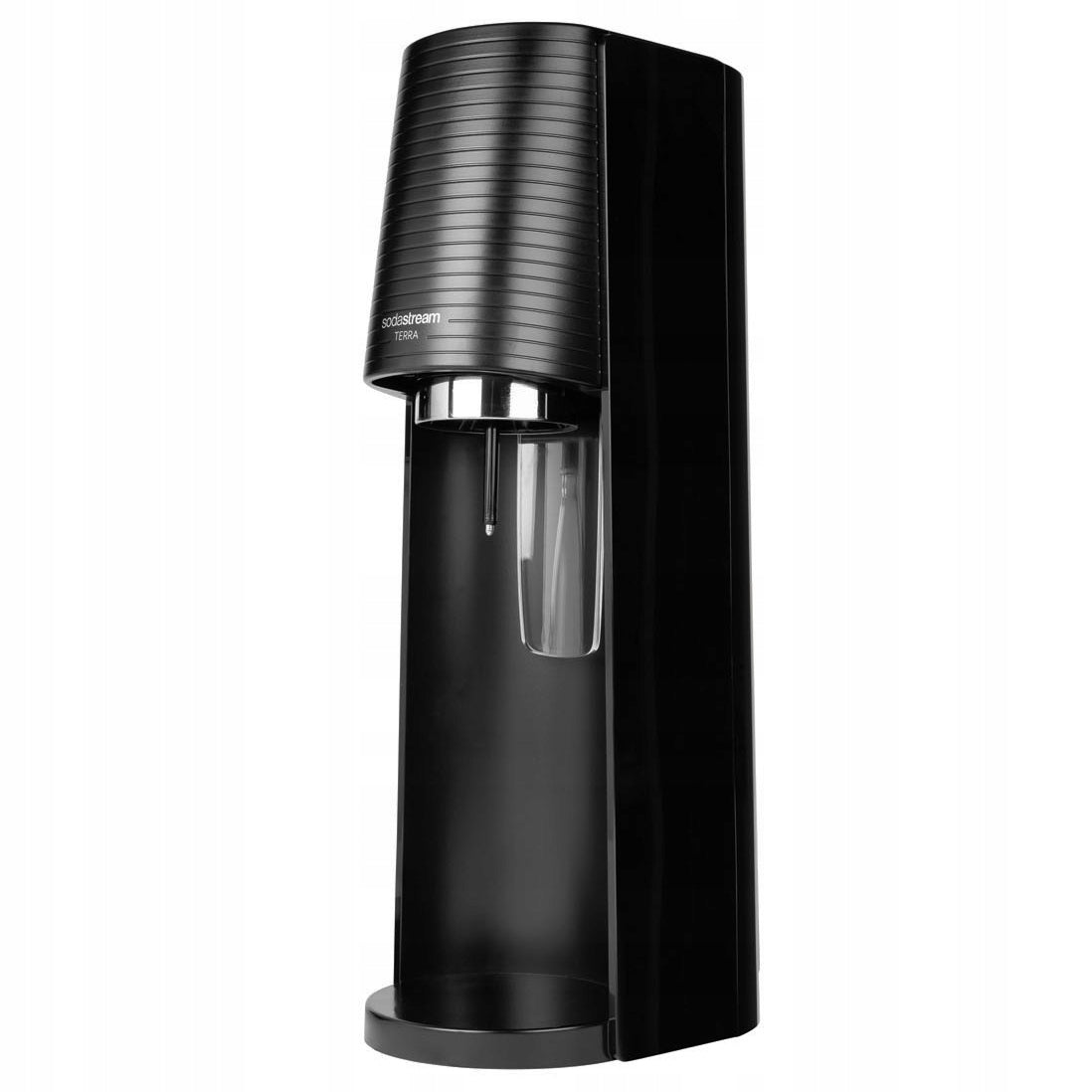 SodaStream Terra juodas gazavimo aparatas + 2 buteliai