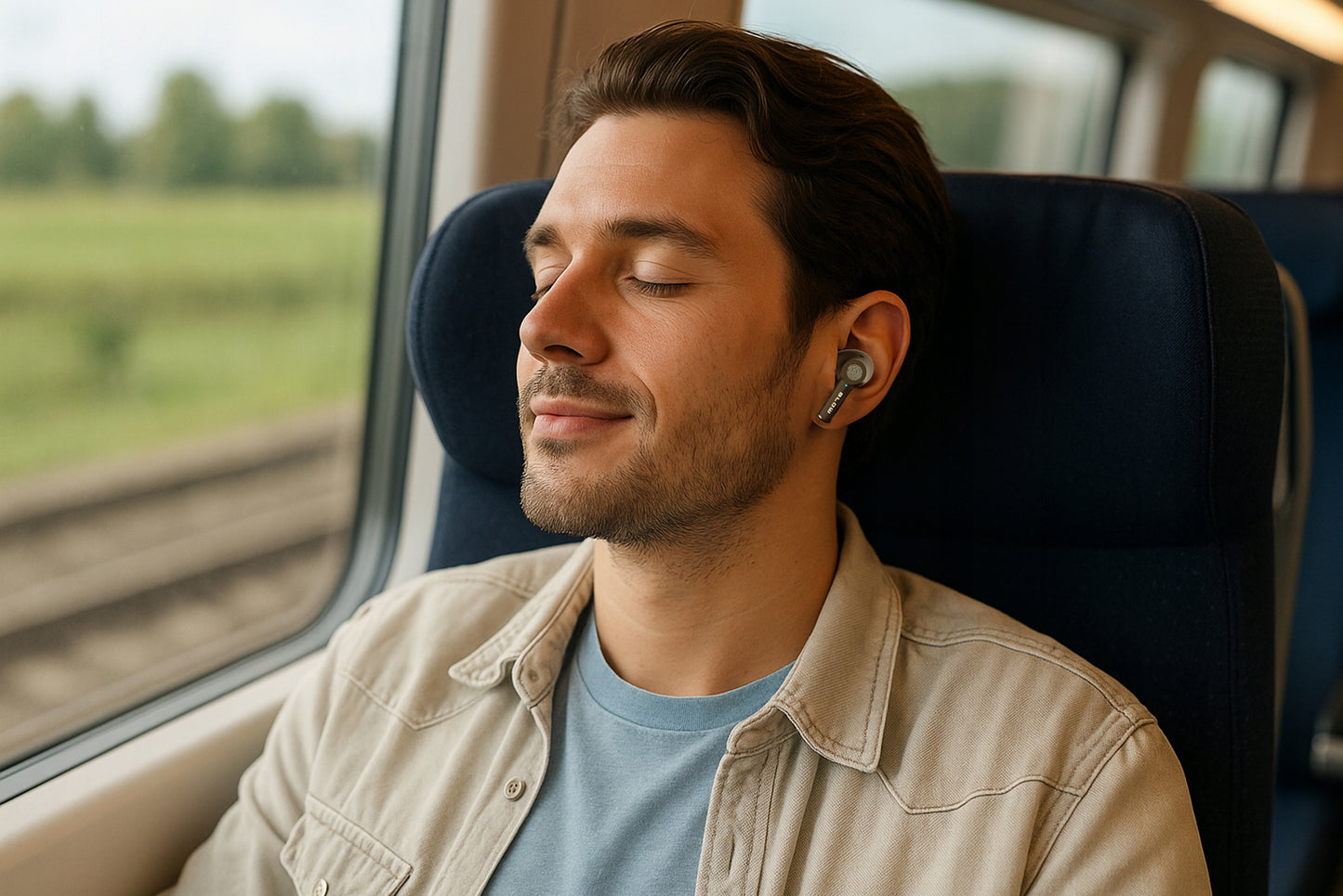 Belaidės Vidinės Ausinės PRO ENC BLUETOOTH 5.3 USB-C POWERBANK