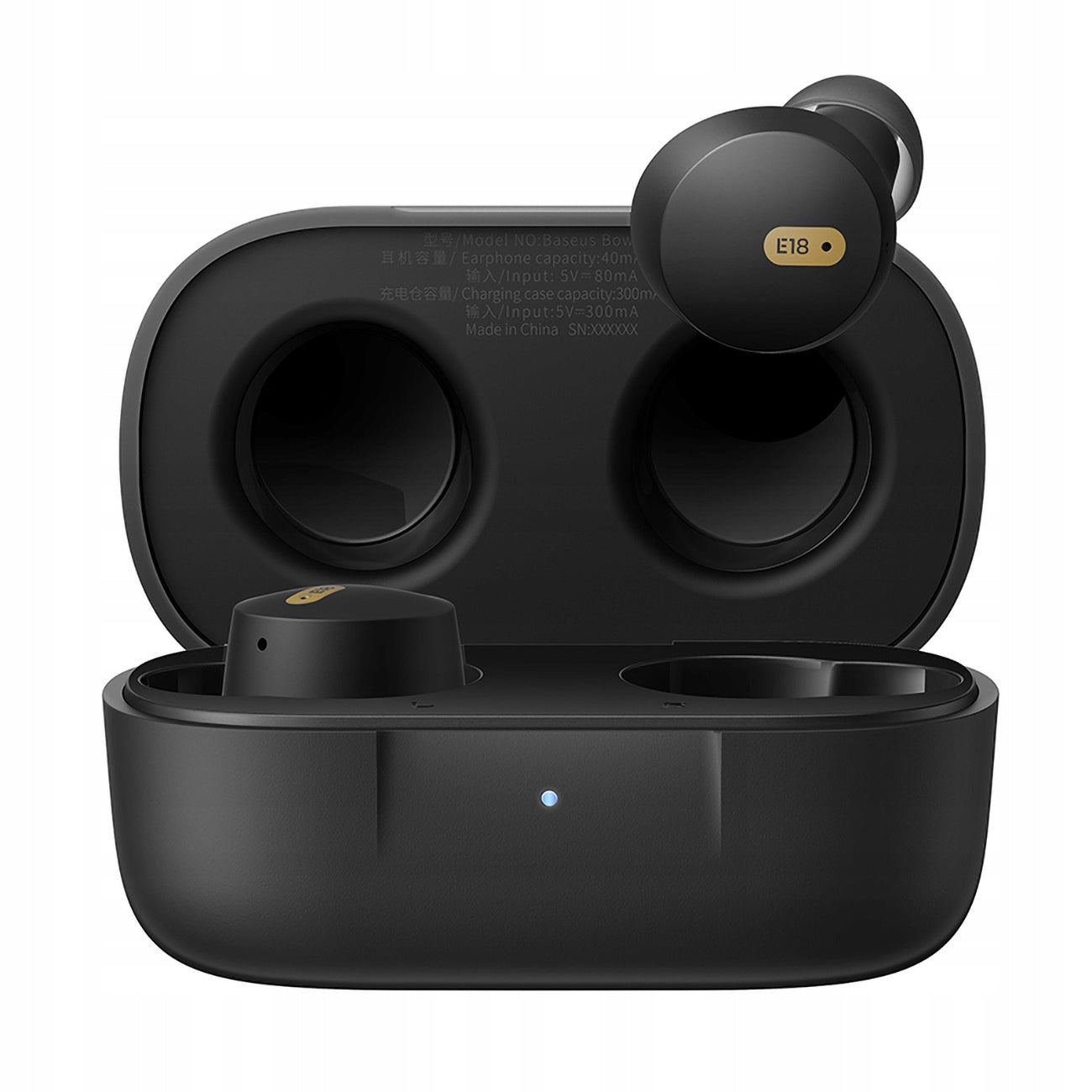 Belaidės Bluetooth ausinės BASEUS į ausį, dokanalinės TWS ENC IPX4