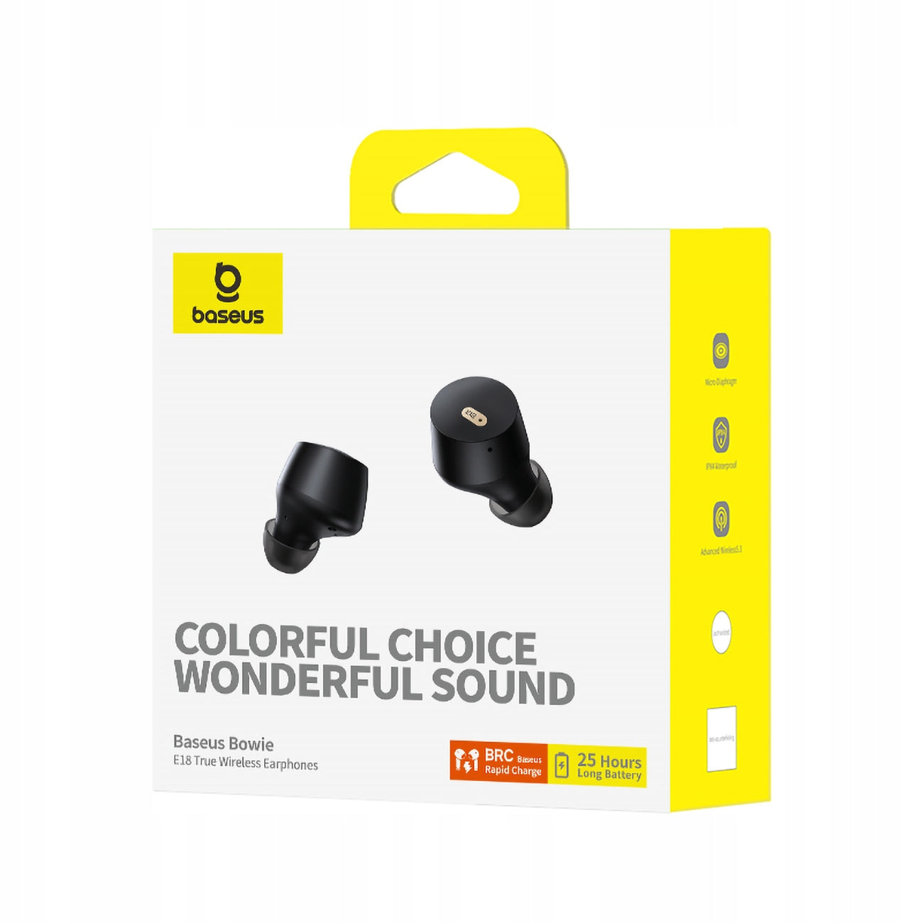 Belaidės Bluetooth ausinės BASEUS į ausį, dokanalinės TWS ENC IPX4