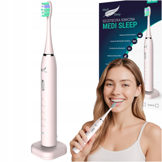 Sonic dantų šepetėlis + dėklas + laikiklis + 37 tūkst. vibracijų MEDI SLEEP