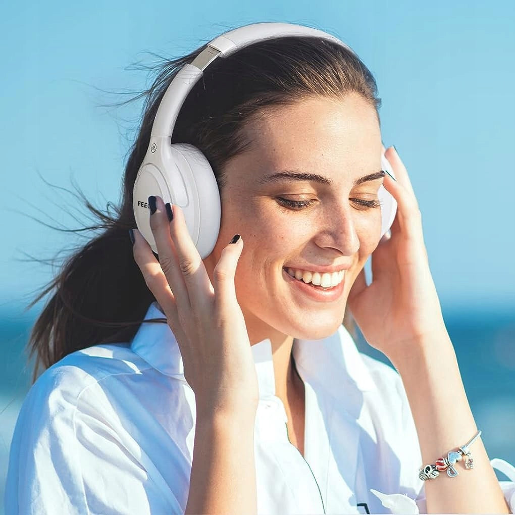 Belaidės ausinės FEEGAR ant ausies 65H Bluetooth 5.3 Mikrofonas 6xEQ