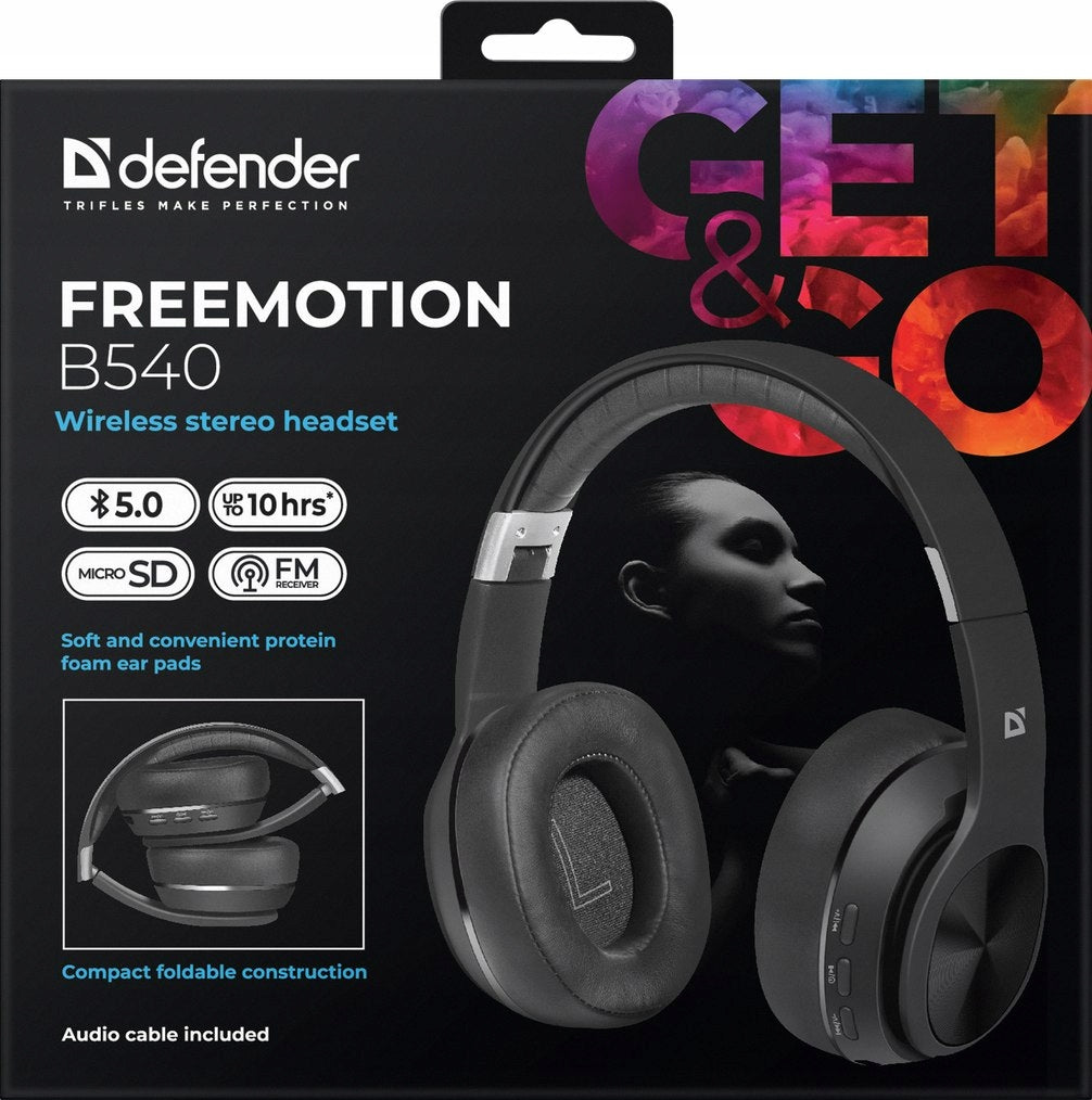Belaidės ausinės ant ausų Defender FREEMOTION B540