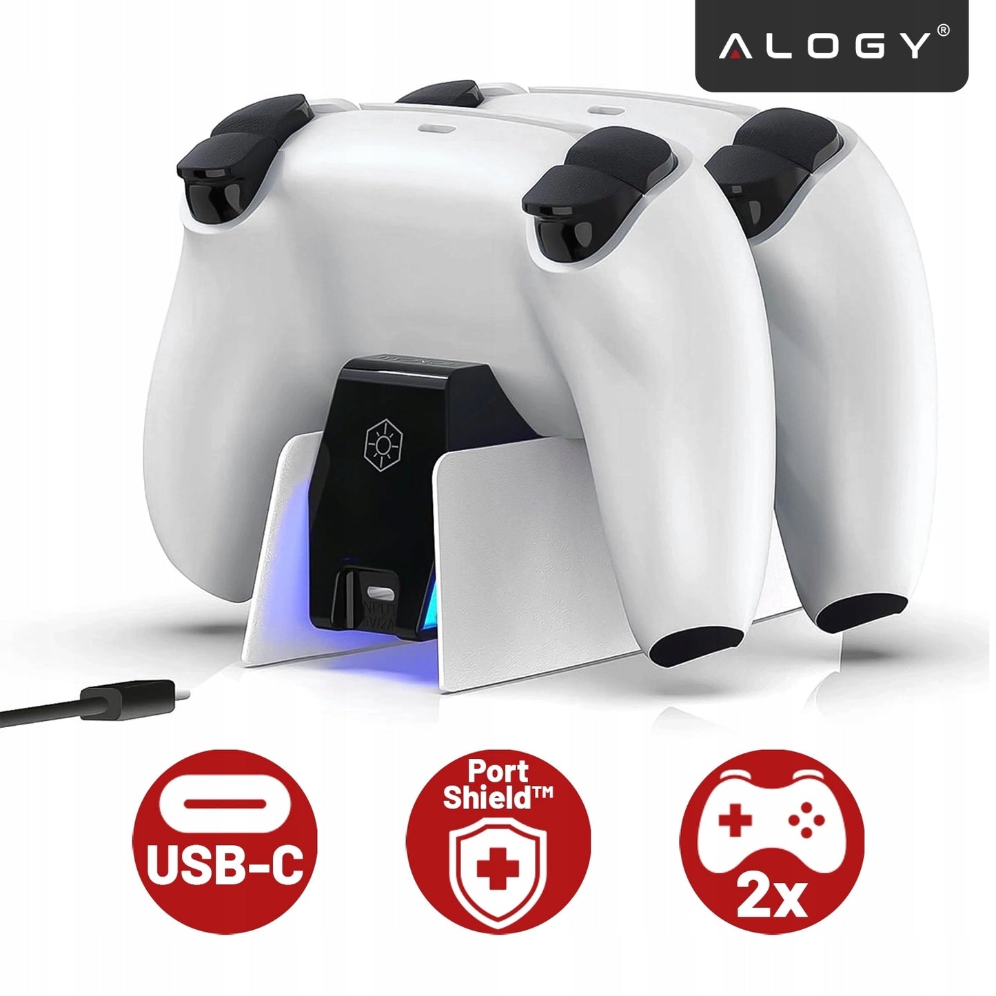 DualSense PS5 pultelių įkrovimo stotelė