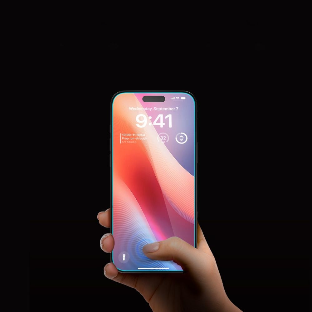 Grūdintas stiklas Apple iPhone 16 Pro / 17 / 17 Pro, privatumą saugantis, 2 vnt.