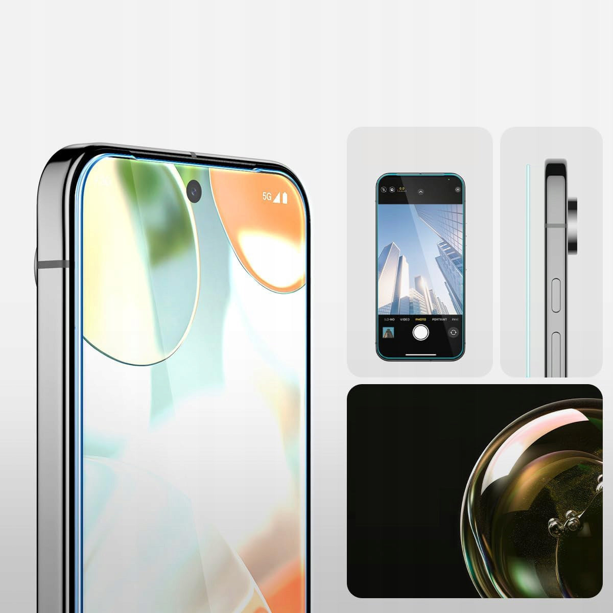 Grūdintas stiklas Google Pixel 9 / 9 Pro / 10 / 10 Pro, Spigen EZ Fit, 2 vnt.