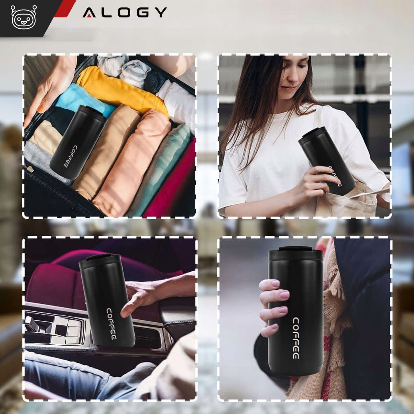 TERMOSAS PUODELIS TERMO BUTELIS BIDONAS 400ml KAVAI ARBATAi YERBA MATE PLIENO