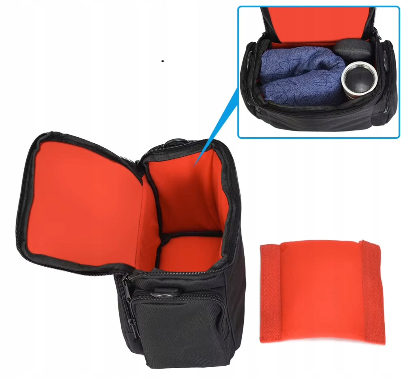 Fotografinė tašė dėklas veidrodiniam fotoaparatui, vaizdo kamerai CANON NIKON SONY