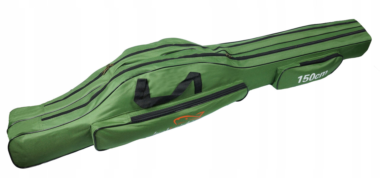 Meškerių dėklas 2+2 skyriai 150cm HOKKAIDO Meškeriotojui