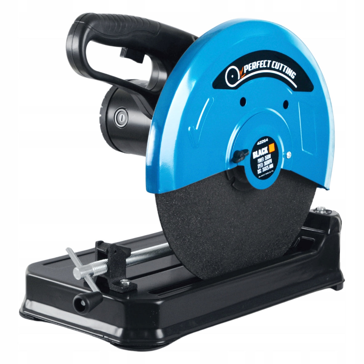 Kampinis pjūklas plieno pjovimui 355 mm diskas BLACK