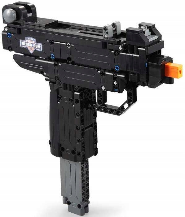 Konstrukcinis kaladėlių rinkinys CADA Ginklo Pistoletas Micro UZI Šaudantis