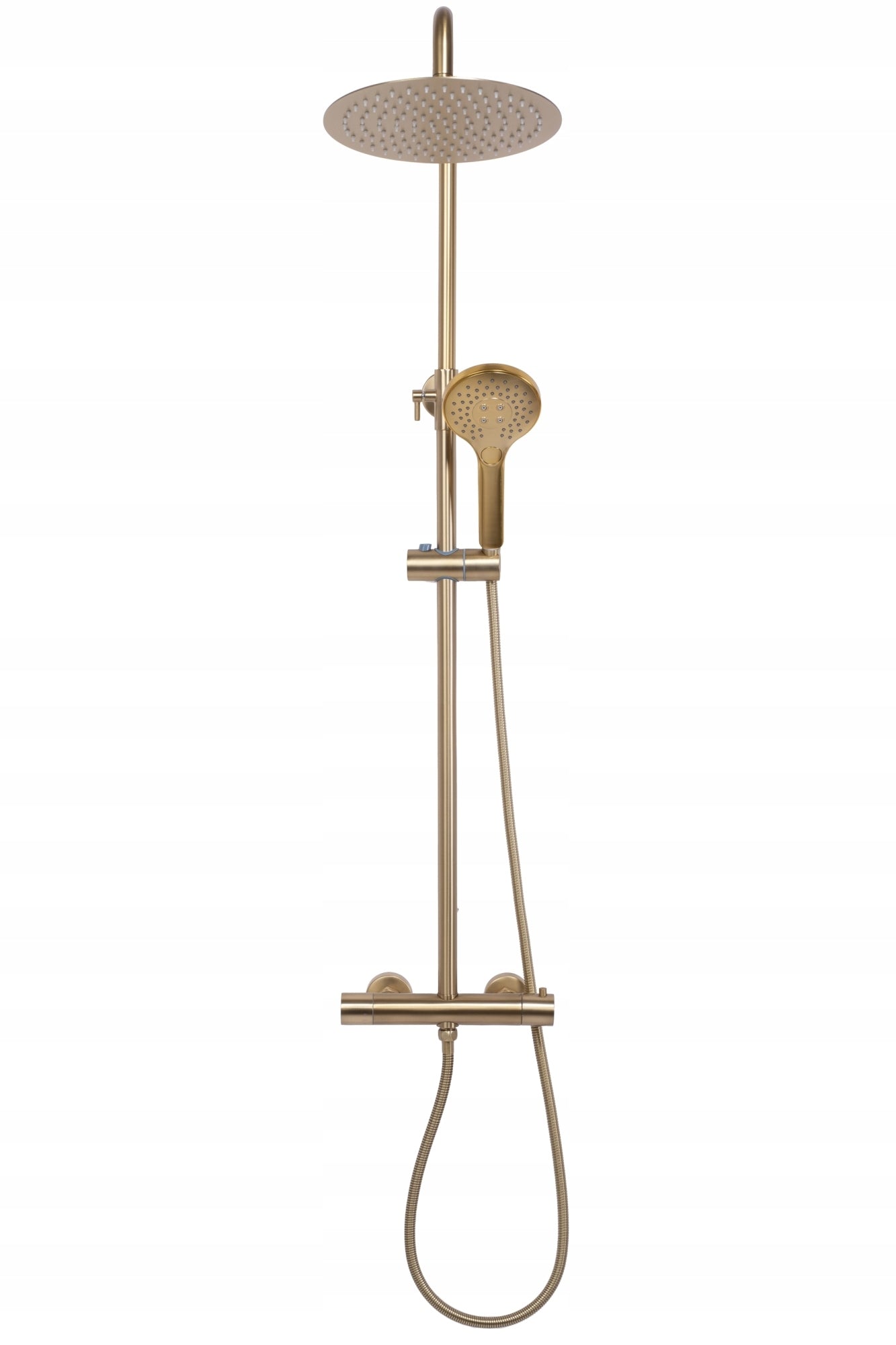Dušo komplektas VINCENT aukso spalvos šlifuotas