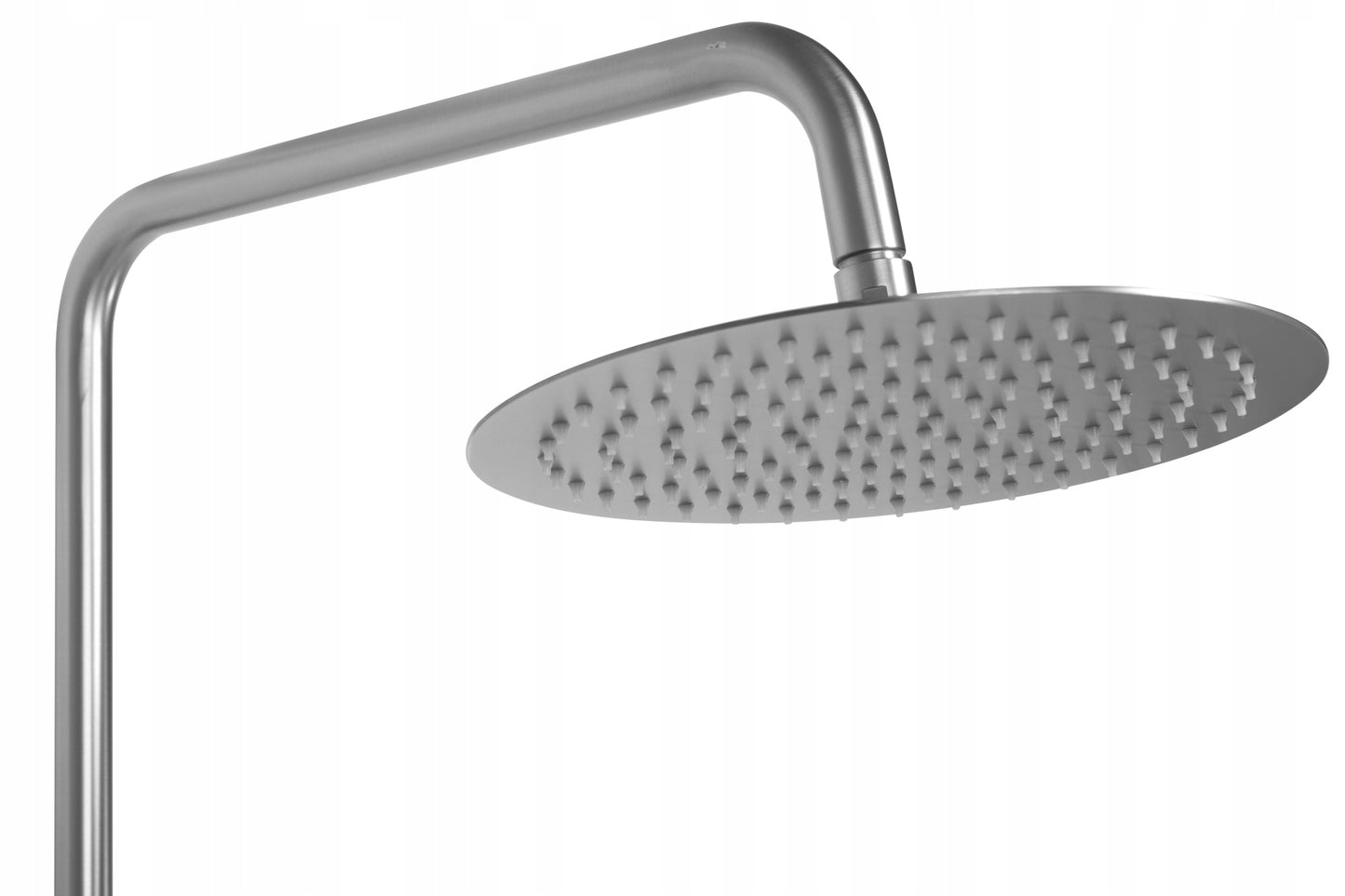 Dušo komplektas su termostatu, lietaus dušas, šlifuotas plienas REA VINCENT