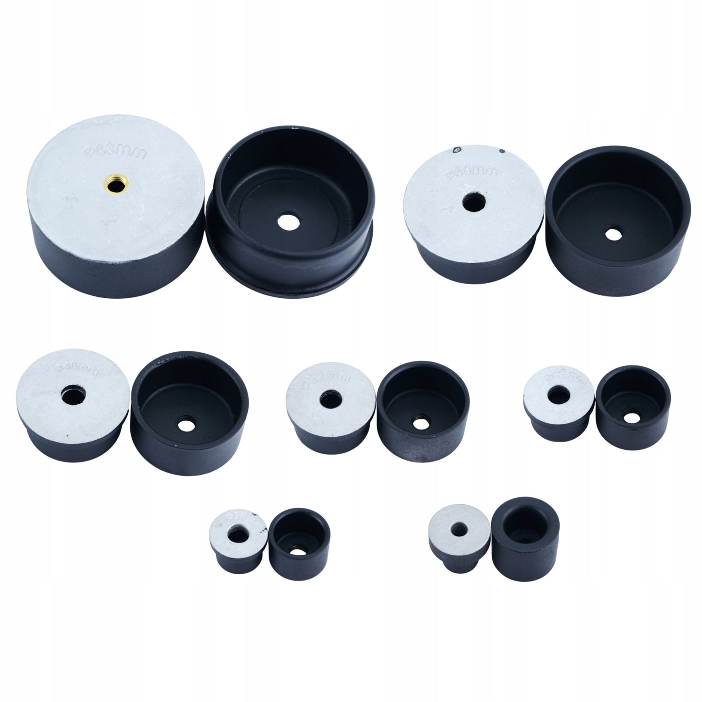 Galingas plastikinių vamzdžių suvirinimo aparatas PP PVC, 7 antgaliai 16-63 mm, BLACK AKCIJA TIK ŠĮ SAVAITGALĮ