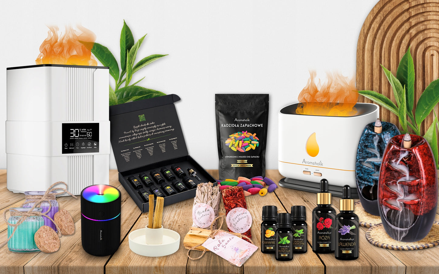 Kalėdinis eterinių aliejų rinkinys | Rinkinys namams